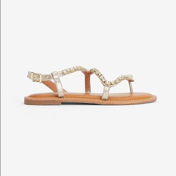 Express embellished thong sandals - Picture 2 of 10